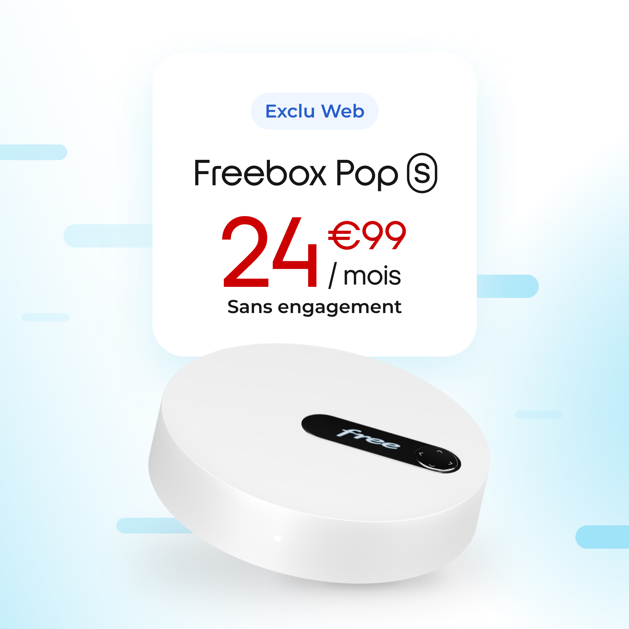 Offre spéciale Freebox Pop S