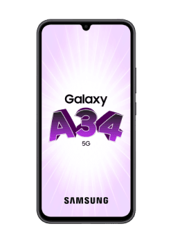 Samsung Galaxy A34 5G Noir 128 Go - Free Mobile