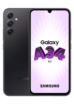 Samsung Galaxy A34 5G Noir 128 Go - Free Mobile