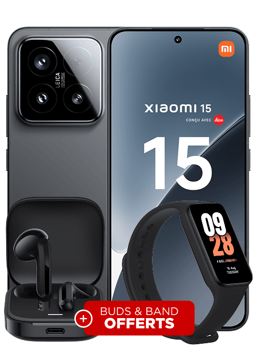 Xiaomi Pack 15 & Buds 6 & Band 9 Noir 512 Go - Free Mobile