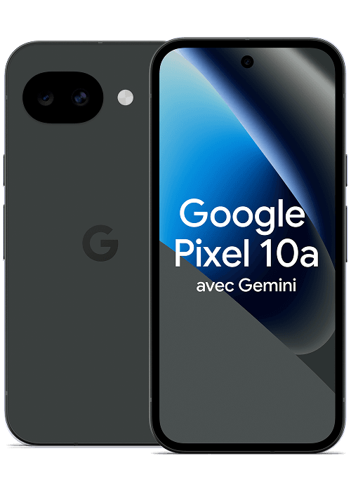 Google Pixel 10a Noir Volcanique 256 Go - Free Mobile