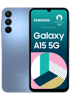 Samsung Galaxy A15 5G Bleu 128 Go - Free Mobile