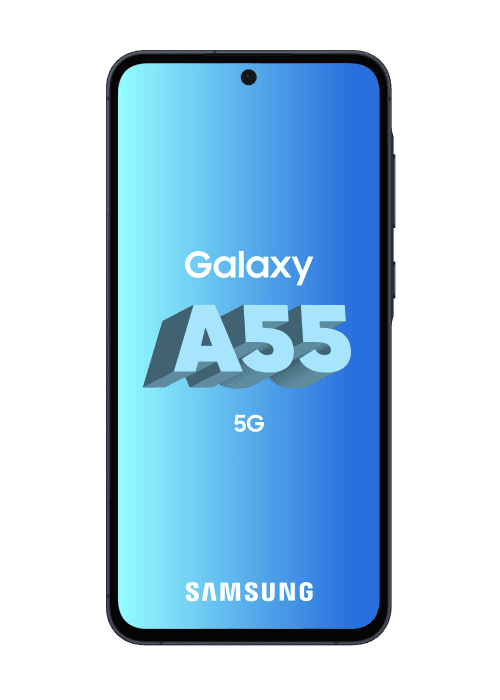 Samsung Galaxy A55 5G Bleu Nuit 128 Go - Free Mobile