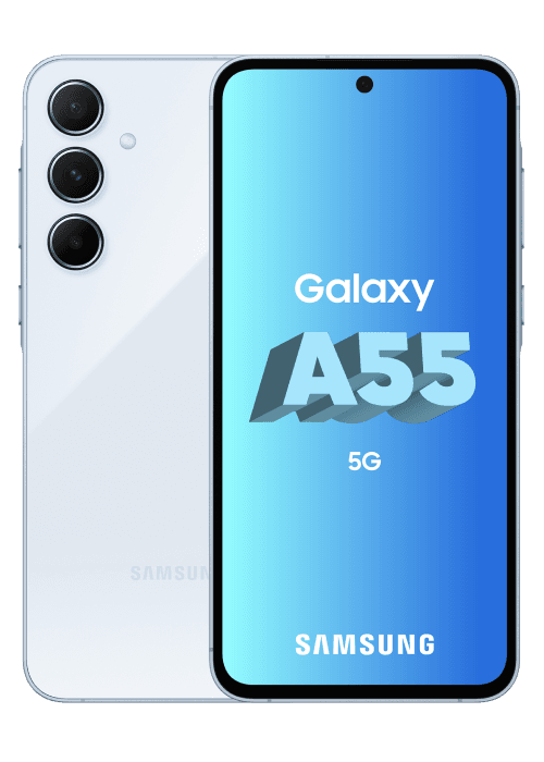 Samsung Galaxy A55 5G Bleu 128 Go - Free Mobile