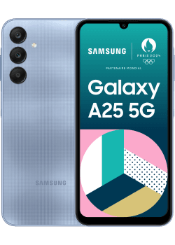 Samsung Galaxy A25 5G Bleu 128 Go - Free Mobile