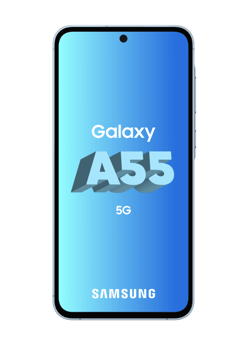 Samsung Galaxy A55 5G Bleu 128 Go - Free Mobile