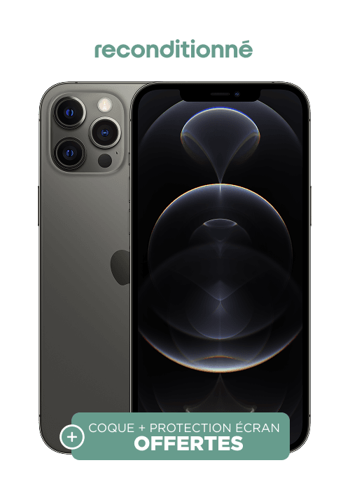 PRS iPhone 12 Pro Reconditionné Grade A Graphite 128 Go - Free Mobile