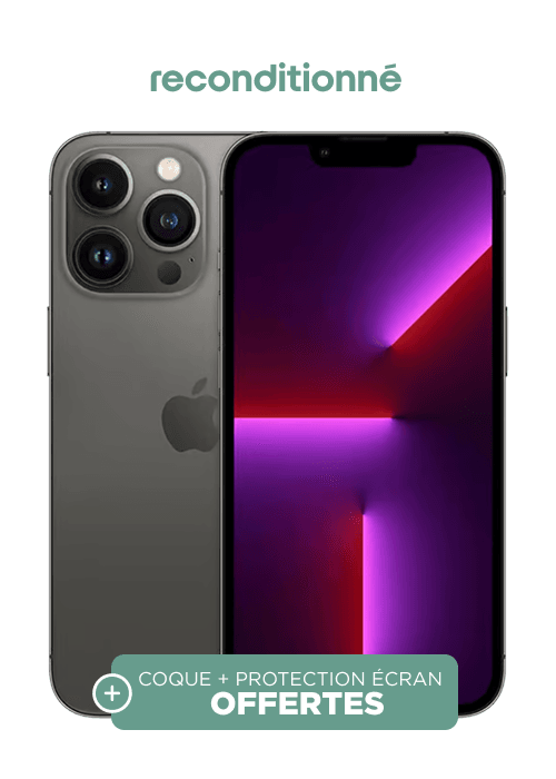 Certideal iPhone 13 Pro Reconditionné Grade A Graphite 128 Go - Free Mobile
