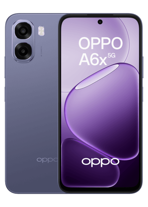 Oppo A6x 5G Noir Violet 128 Go - Free Mobile