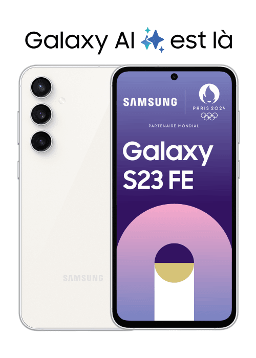 Samsung Galaxy S23 FE Crème 128 Go - Free Mobile