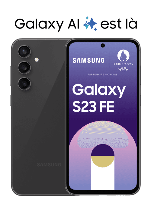 Samsung Galaxy S23 FE Graphite 128 Go - Free Mobile
