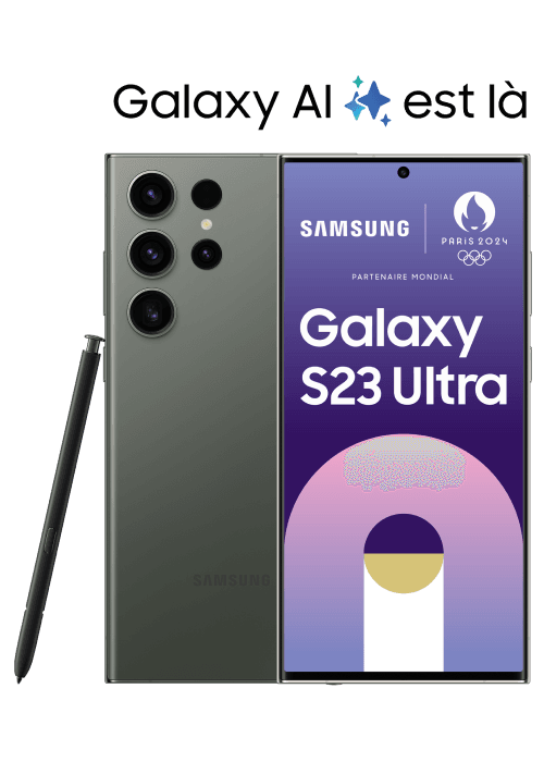 Samsung Galaxy S23 Ultra Vert 256 Go - Free Mobile
