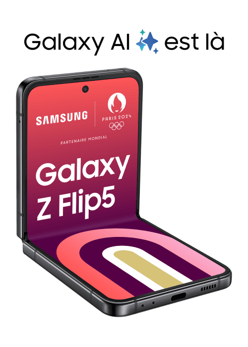 Samsung Galaxy Z Flip5 Graphite 256 Go - Free Mobile