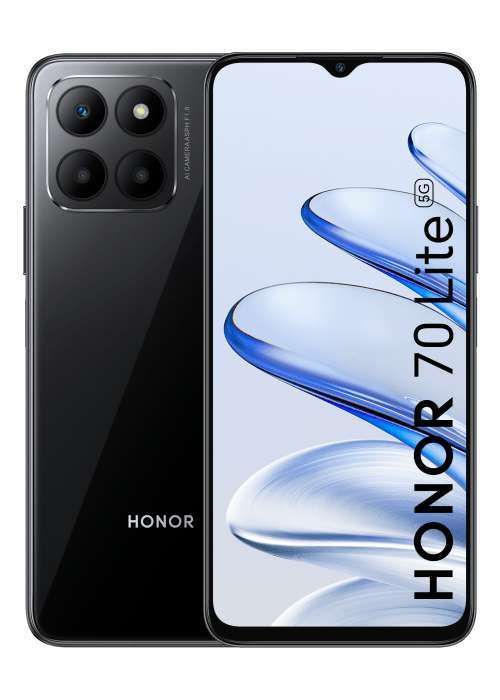 Honor 70 Lite Noir 128 Go - Free Mobile